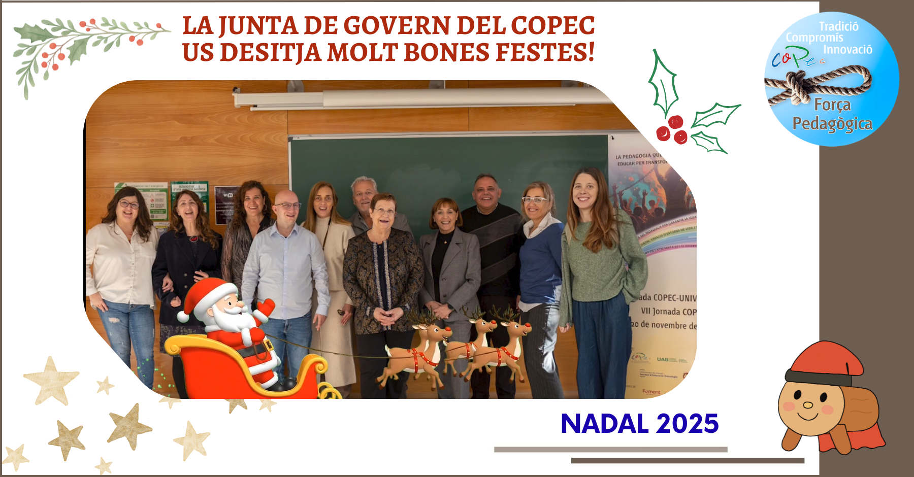 BONES FESTES AMB PAU, CALMA I FELICITAT