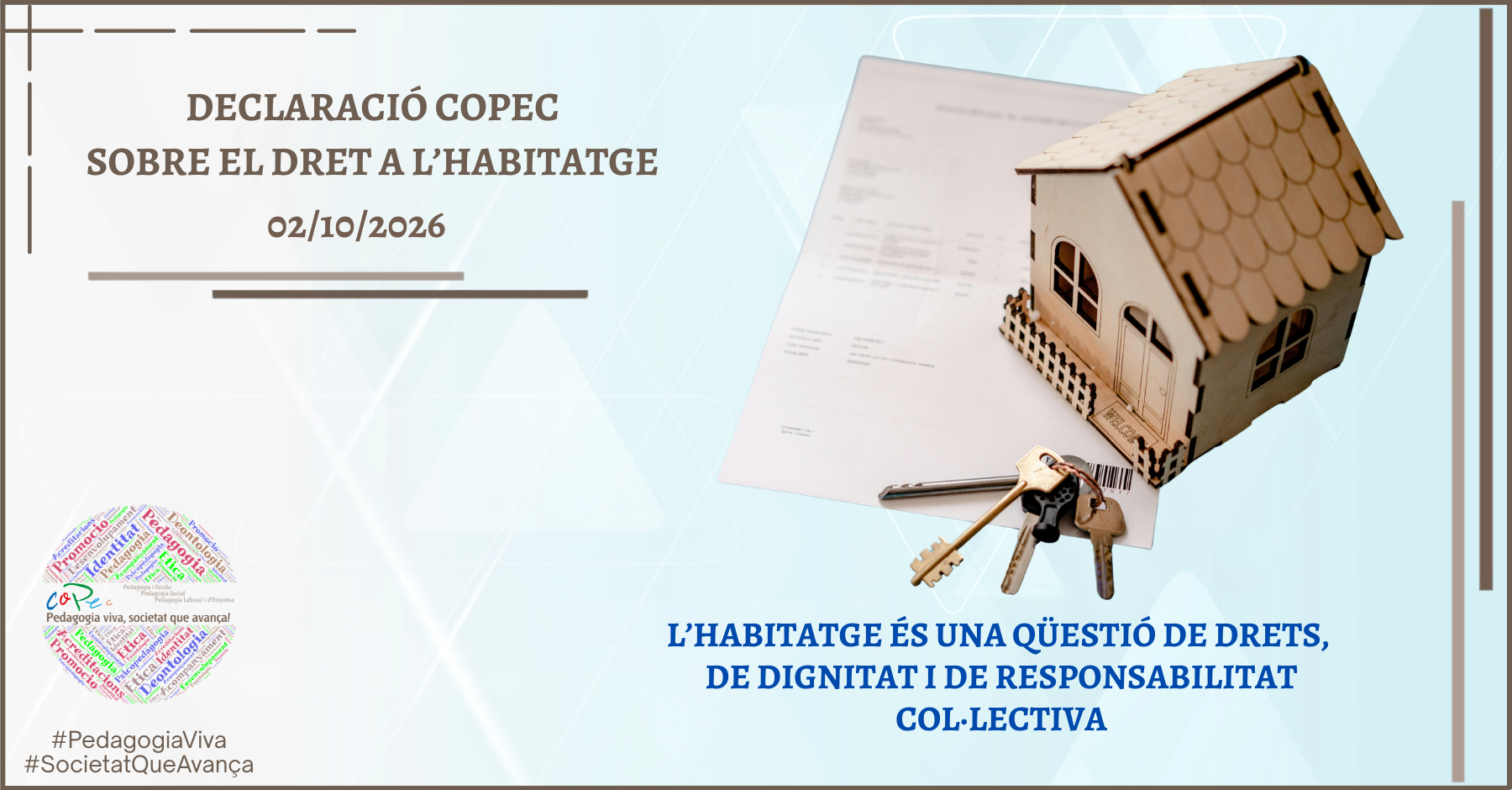 DECLARACIÓ COPEC SOBRE EL DRET A L’HABITATGE