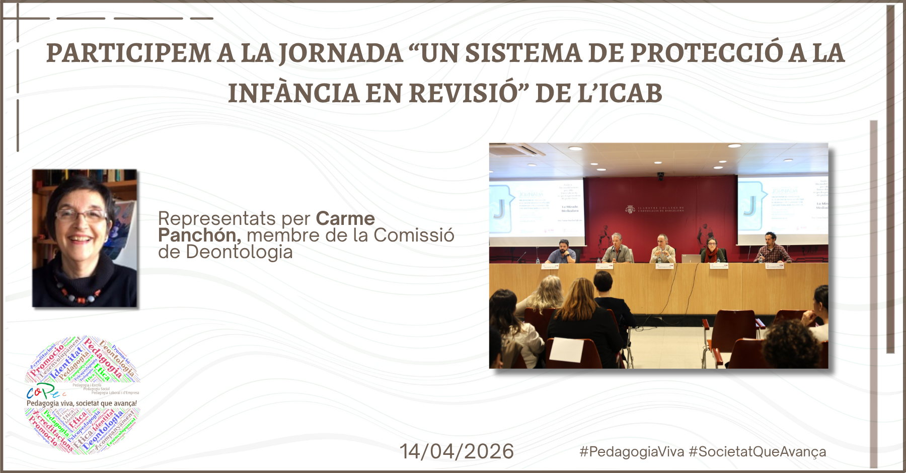 PARTICIPEM A LA JORNADA “UN SISTEMA DE PROTECCIÓ A LA INFÀNCIA EN REVISIÓ” DE L’ICAB