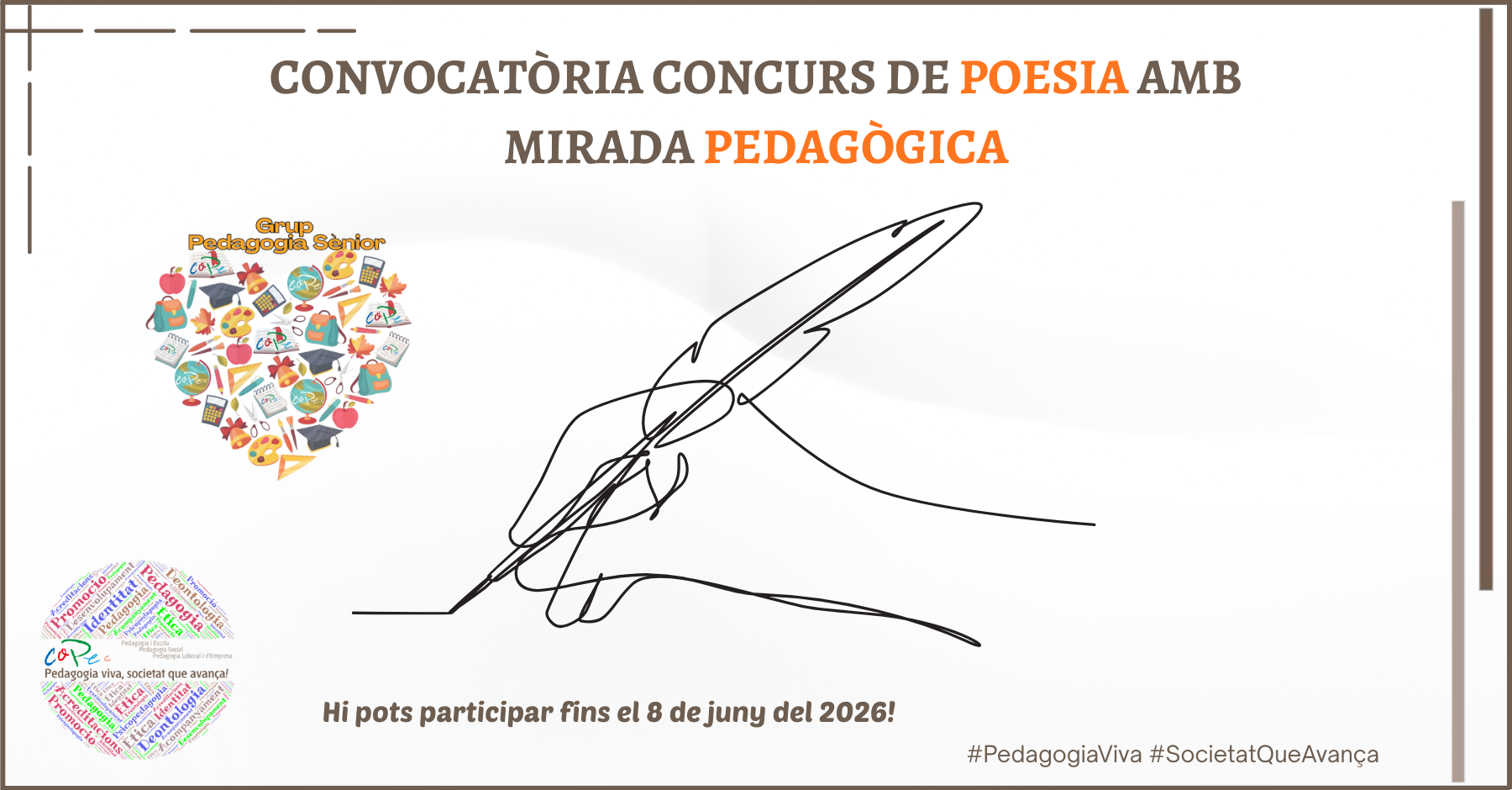 CONVOCATÒRIA CONCURS DE POESIA AMB MIRADA PEDAGÒGICA