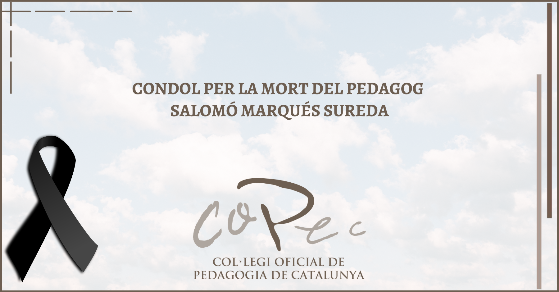 DOL PER LA PÈRDUA DE SALOMÓ MARQUÈS I SUREDA