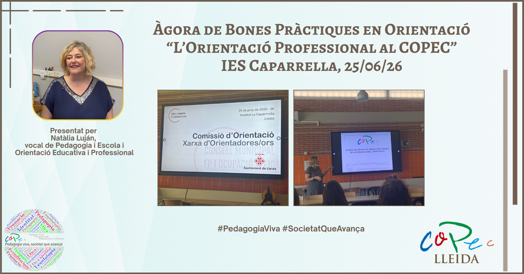 COPEC-LLEIDA: BONES PRÀCTIQUES EN ORIENTACIÓ PROFESSIONAL AL COPEC