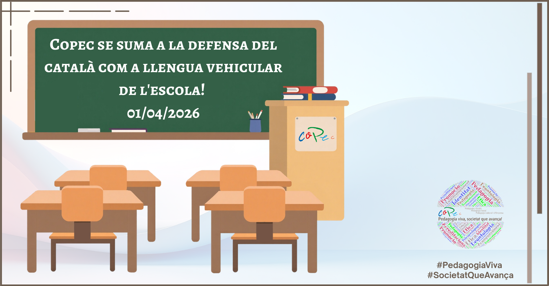 EL COPEC SE SUMA A LA DEFENSA DEL CATALÀ A L’ESCOLA