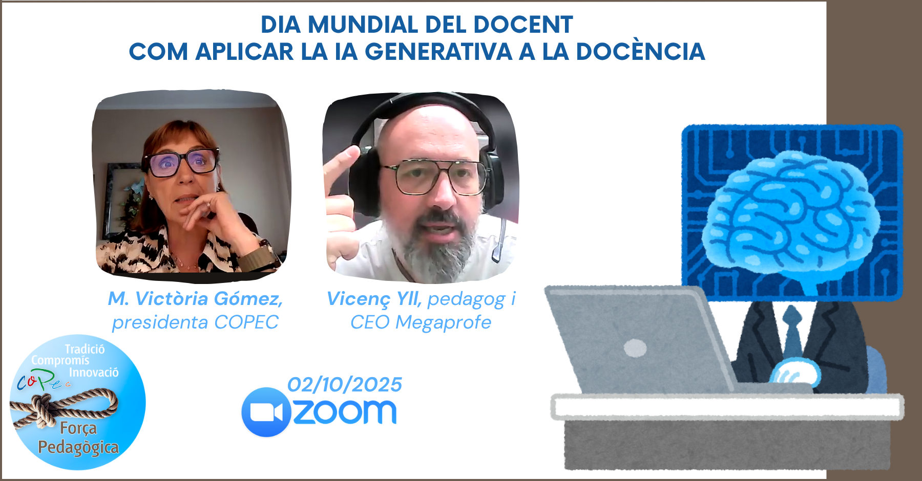 CELEBREM EL DIA DEL DOCENT PARLANT DE IA GENERATIVA APLICADA A L’AULA