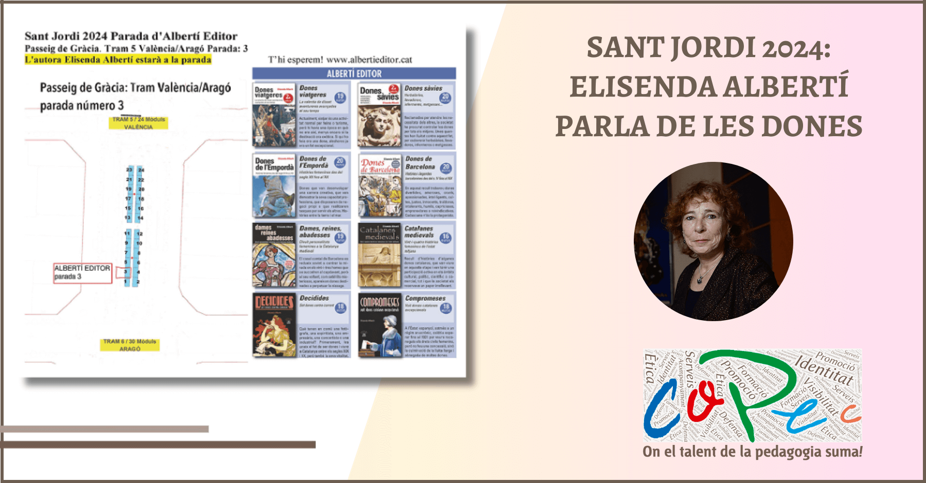 SANT JORDI 2024: ELISENDA ALBERTÍ PARLA DE LES DONES