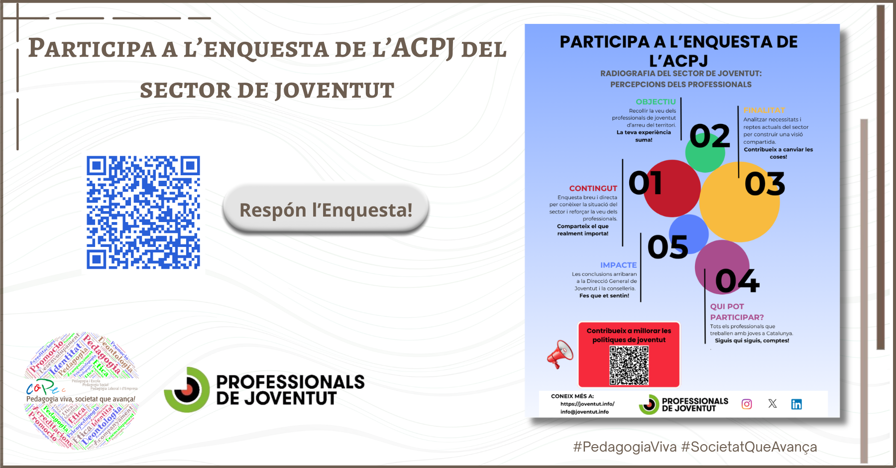 PARTICIPA A L’ENQUESTA DE L’ACPJ DEL SECTOR DE JOVENTUT