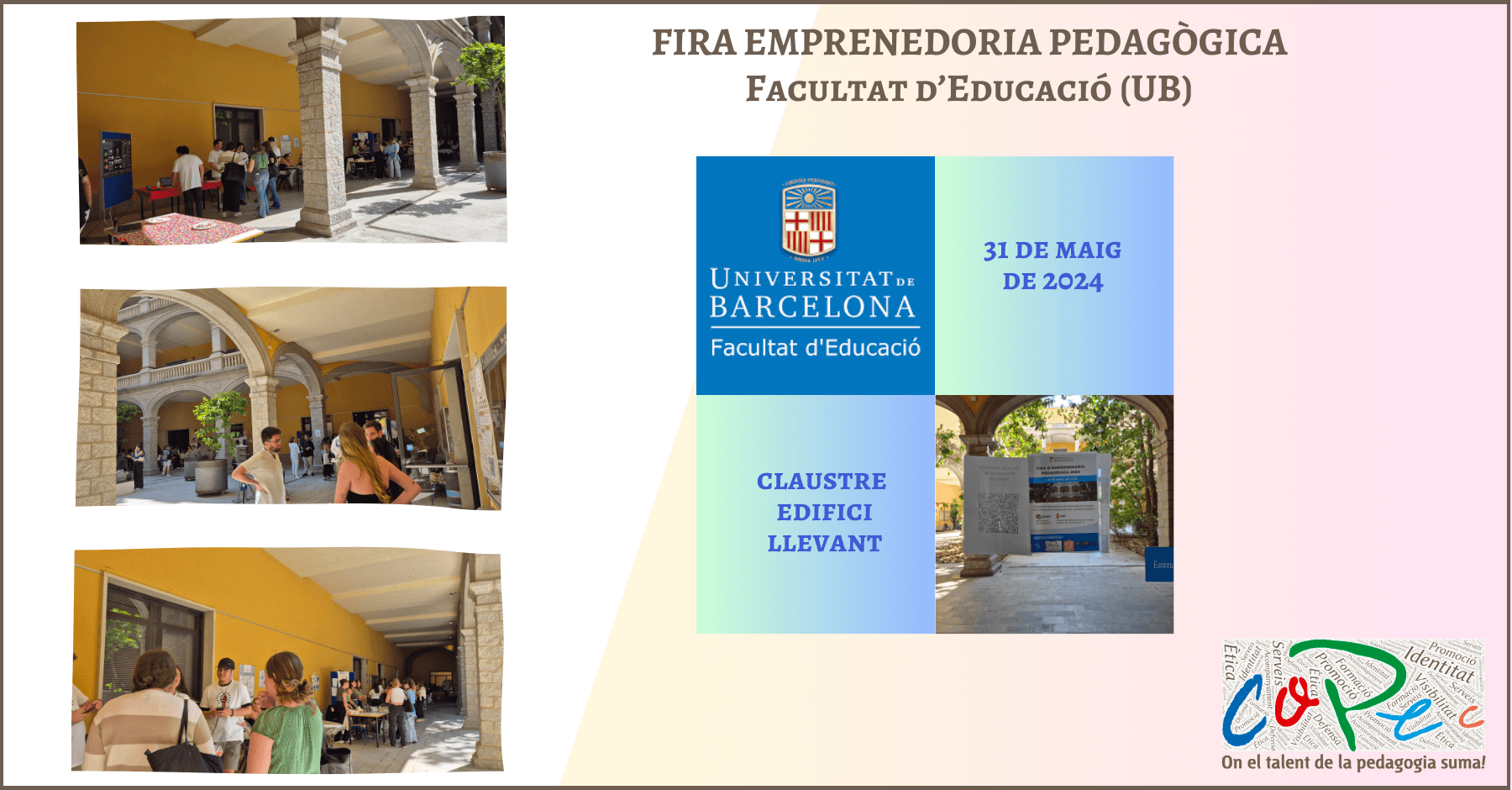 FIRA D’EMPRENEDORIA PEDAGÒGICA A LA UB