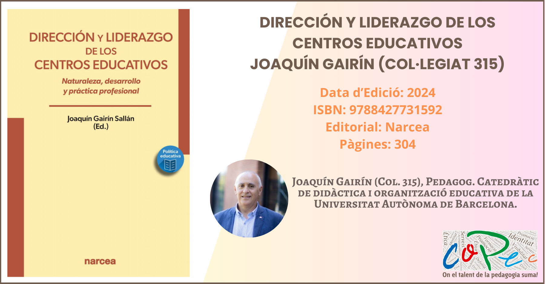 JOAQUÍN GAIRÍN - DIRECCIÓN Y LIDERAZGO DE LOS CENTROS EDUCATIVOS