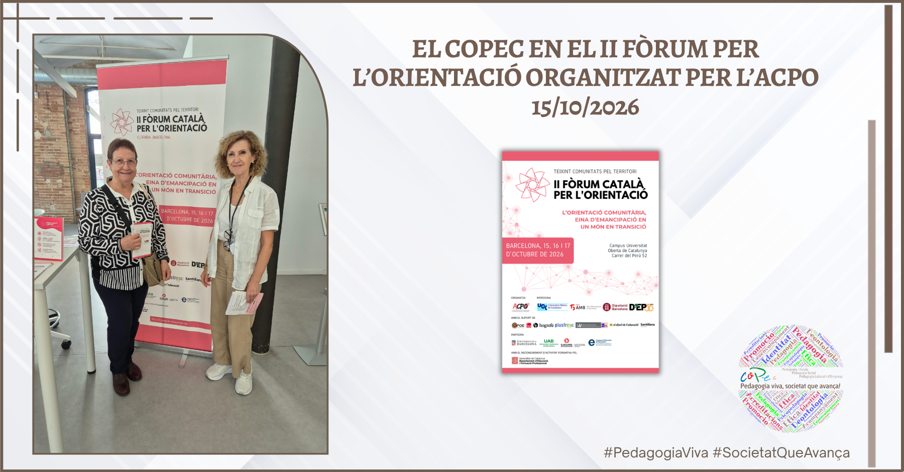 COPEC - PRESENT AL II FÒRUM PER L’ORIENTACIÓ