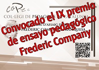 IX PREMIO DE ENSAYO PEDAGÓGICO F.COMPANYPLAZO HASTA 20/05/2019