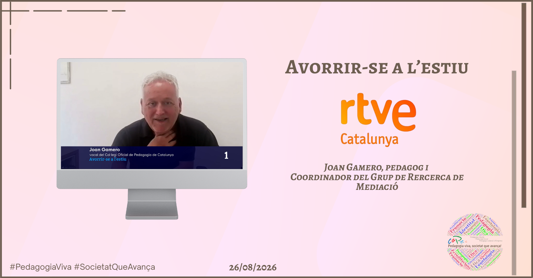 "AVORRIR-SE A L’ESTIU", L’INFORMATIU RTVE - JOAN GAMERO