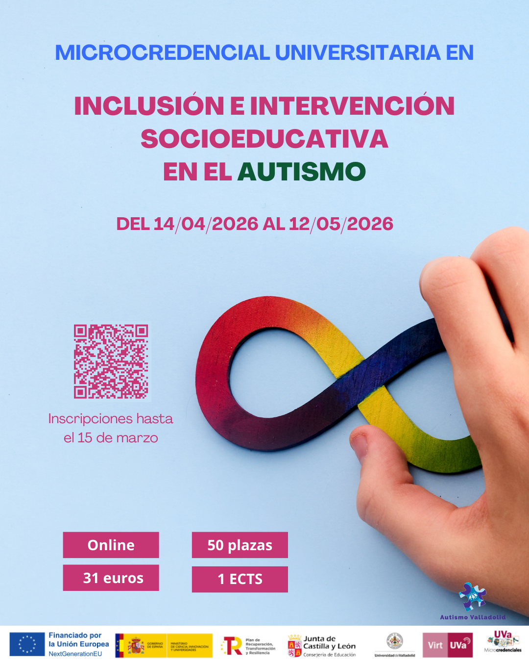 Col·legi Oficial de Pedagogia de Catalunya > agenda > Microcredencial universitària «Inclusió i intervenció socioeducativa en l’autisme» 