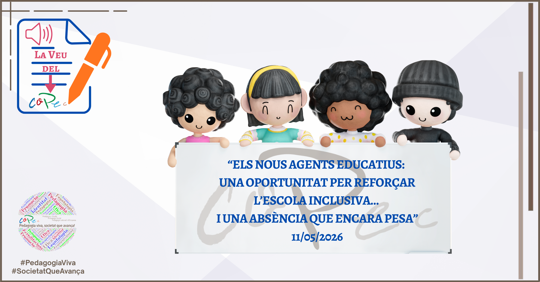 ABSÈNCIES CLAU DEL DEPARTAMENT D’EDUCACIÓ EN "ELS NOUS AGENTS EDUCATIUS"