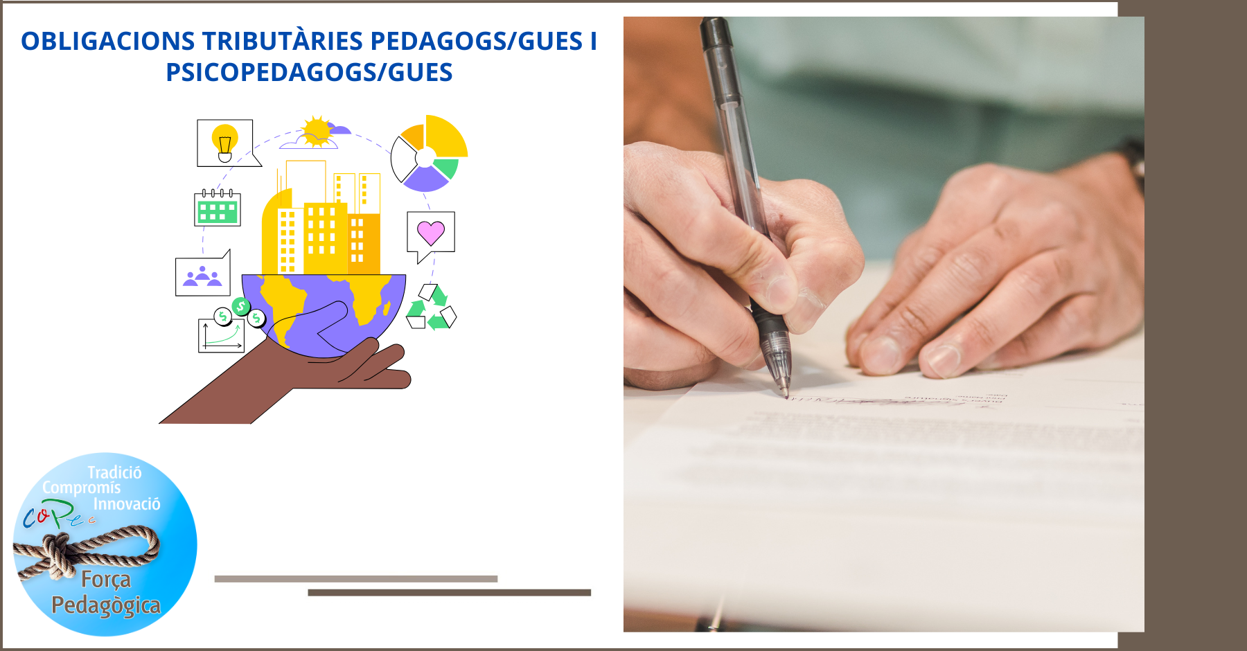 OBLIGACIONS TRIBUTÀRIES PEDAGOGS/GUES I PSICOPEDAGOGS/GUES