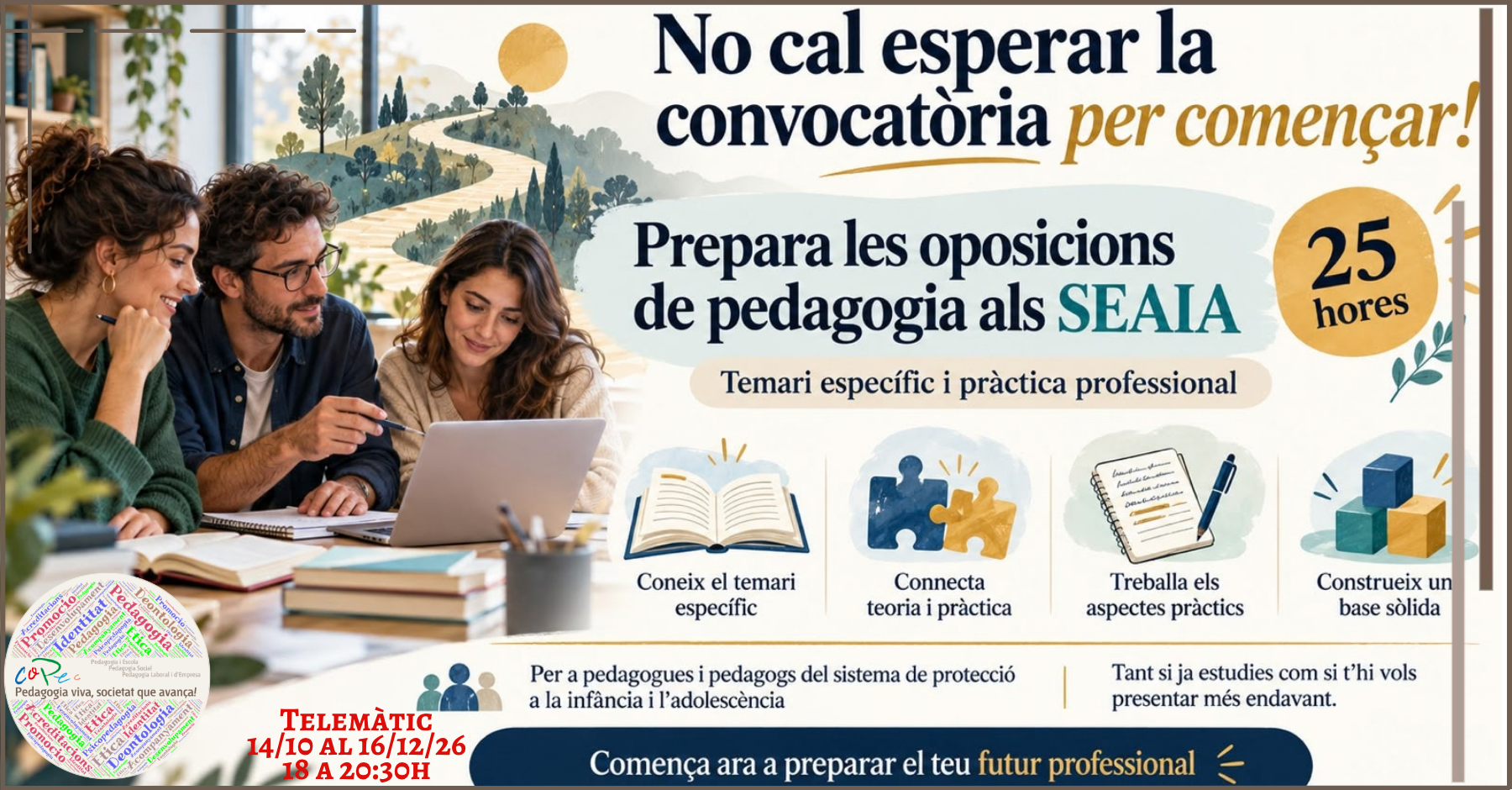 AVP - CURS PREPARACIÓ A OPOSICIONS DE PEDAGOGIA SOCIAL (SEAIA)