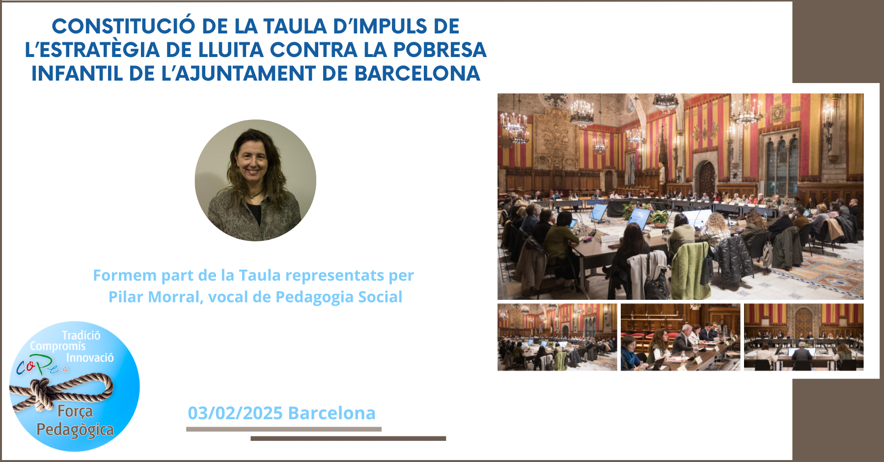 CONSTITUCIÓ DE LA TAULA D’IMPULS DE L’ESTRATÈGIA DE LLUITA CONTRA LA POBRESA INFANTIL