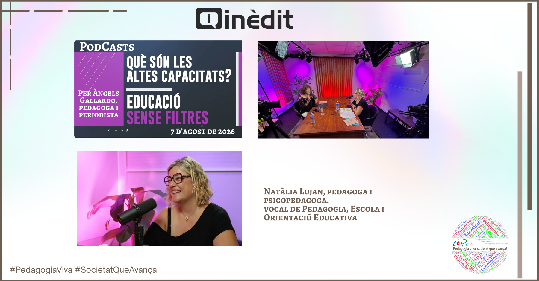 PODCAST "ALTES CAPACITATS: MITES, DETECCIÓ I CONVIVÈNCIA - INEDIT