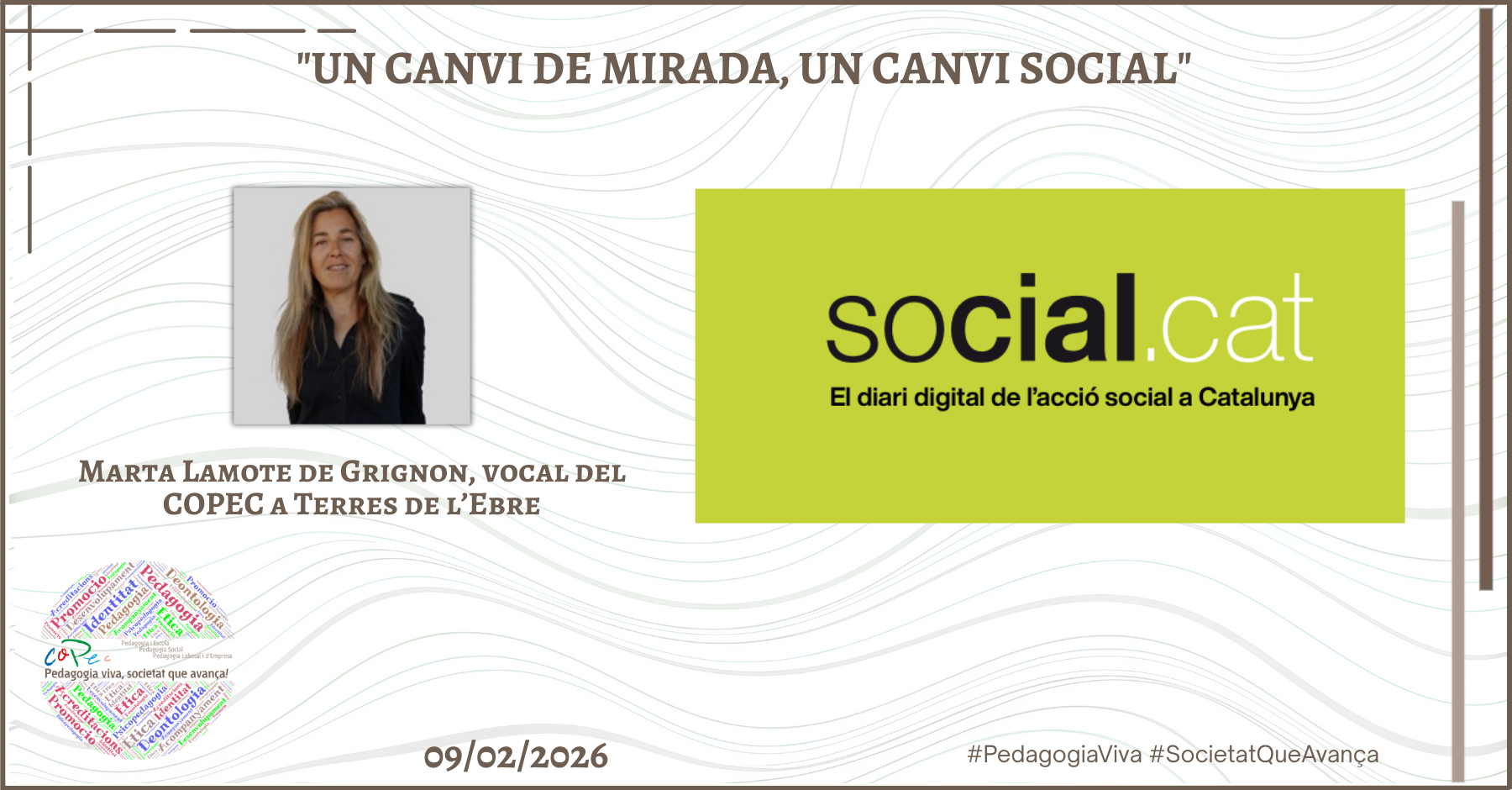 "UN CANVI DE MIRADA, UN CANVI SOCIAL", SOCIAL.CAT - MARTA LAMOTE DE GRIGNON