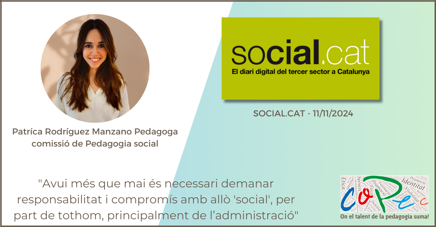 "EL MÓN SOCIAL EN LLISTA D’ESPERA" - SOCIAL.CAT, PATRICIA RODRÍGUEZ