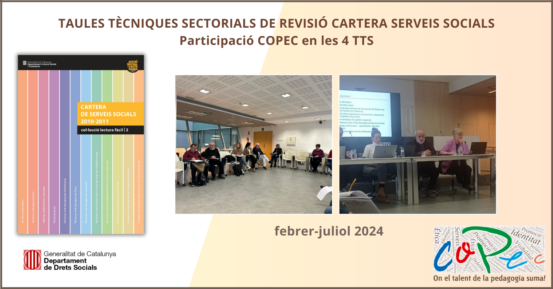 TAULES TÈCNIQUES SECTORIALS DE REVISIÓ DE LA CARTERA DE SERVEIS SOCIALS