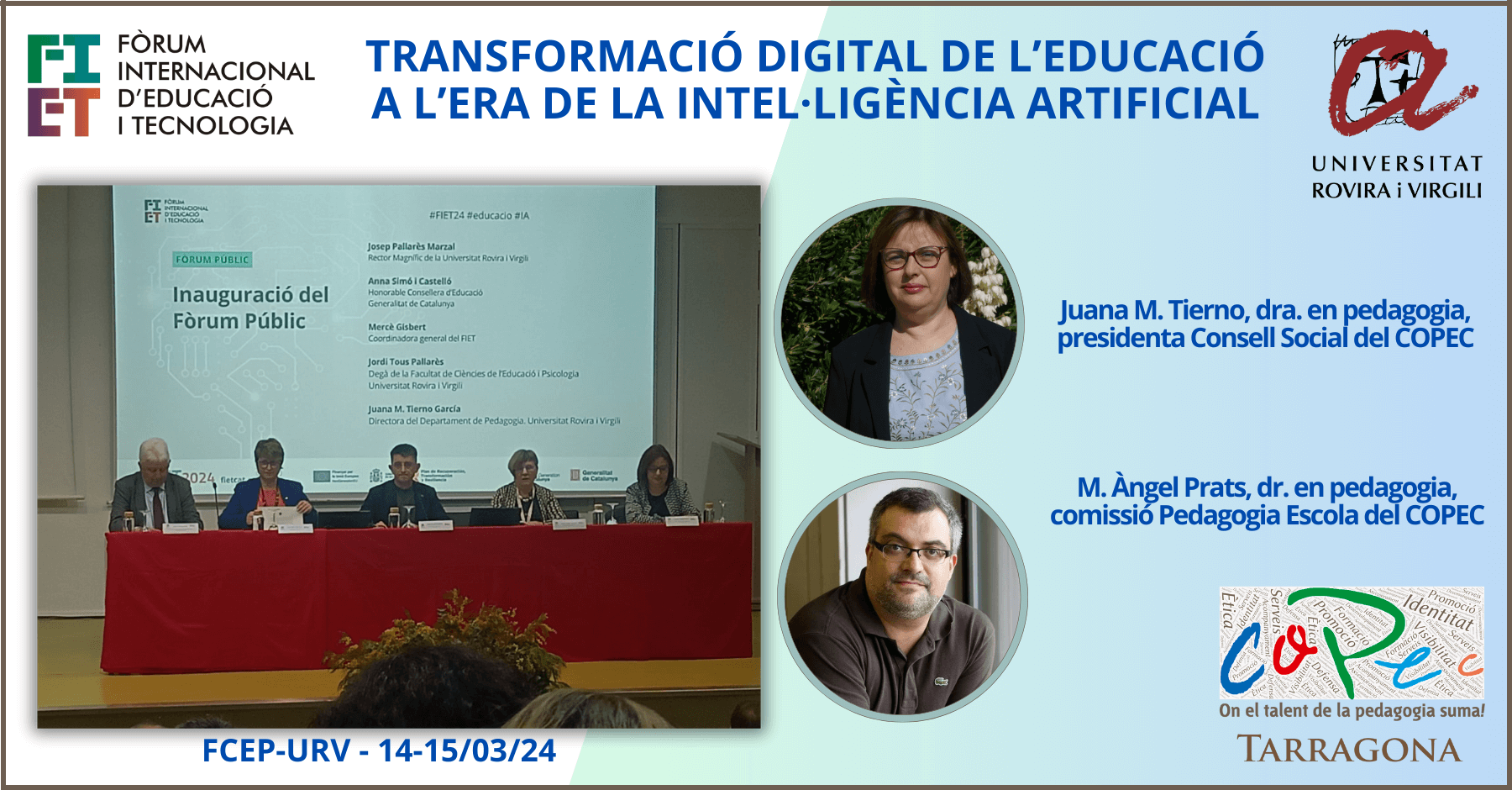 LA URV DEBAT LA TRANSFORMACIÓ DIGITAL EN EDUCACIÓ