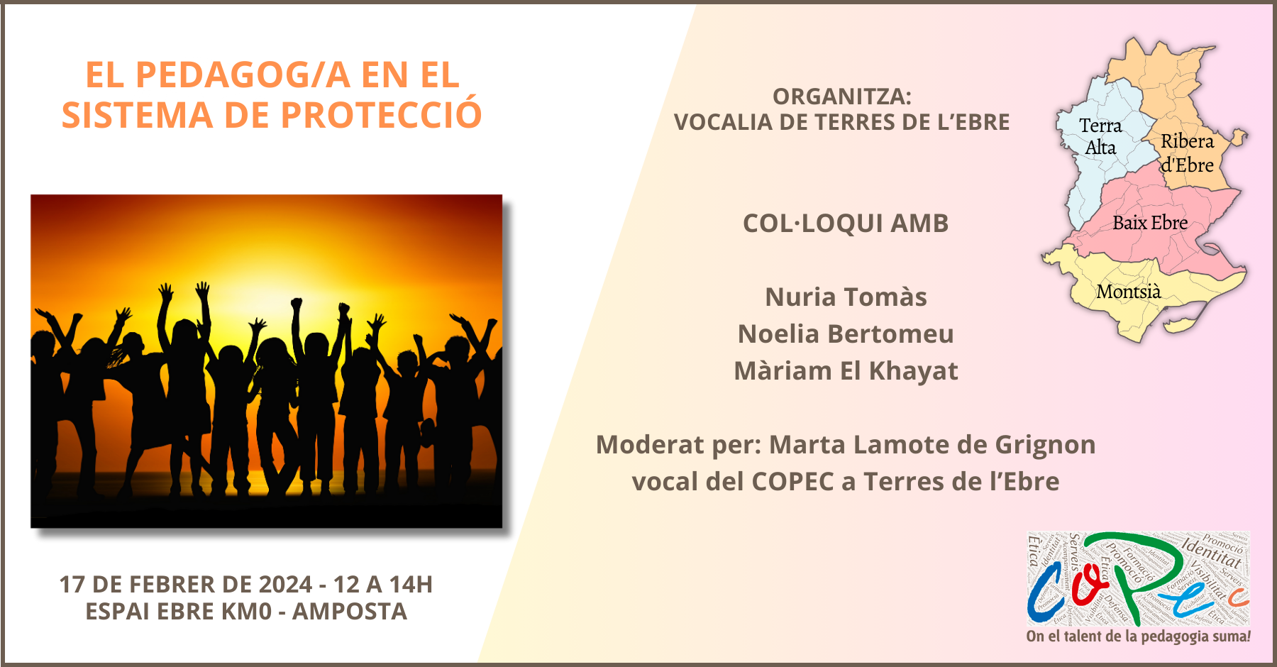 Col·legi Oficial de Pedagogia de Catalunya > COL·LOQUI: EL PEDAGOG/A EN EL SISTEMA DE PROTECCIÓ