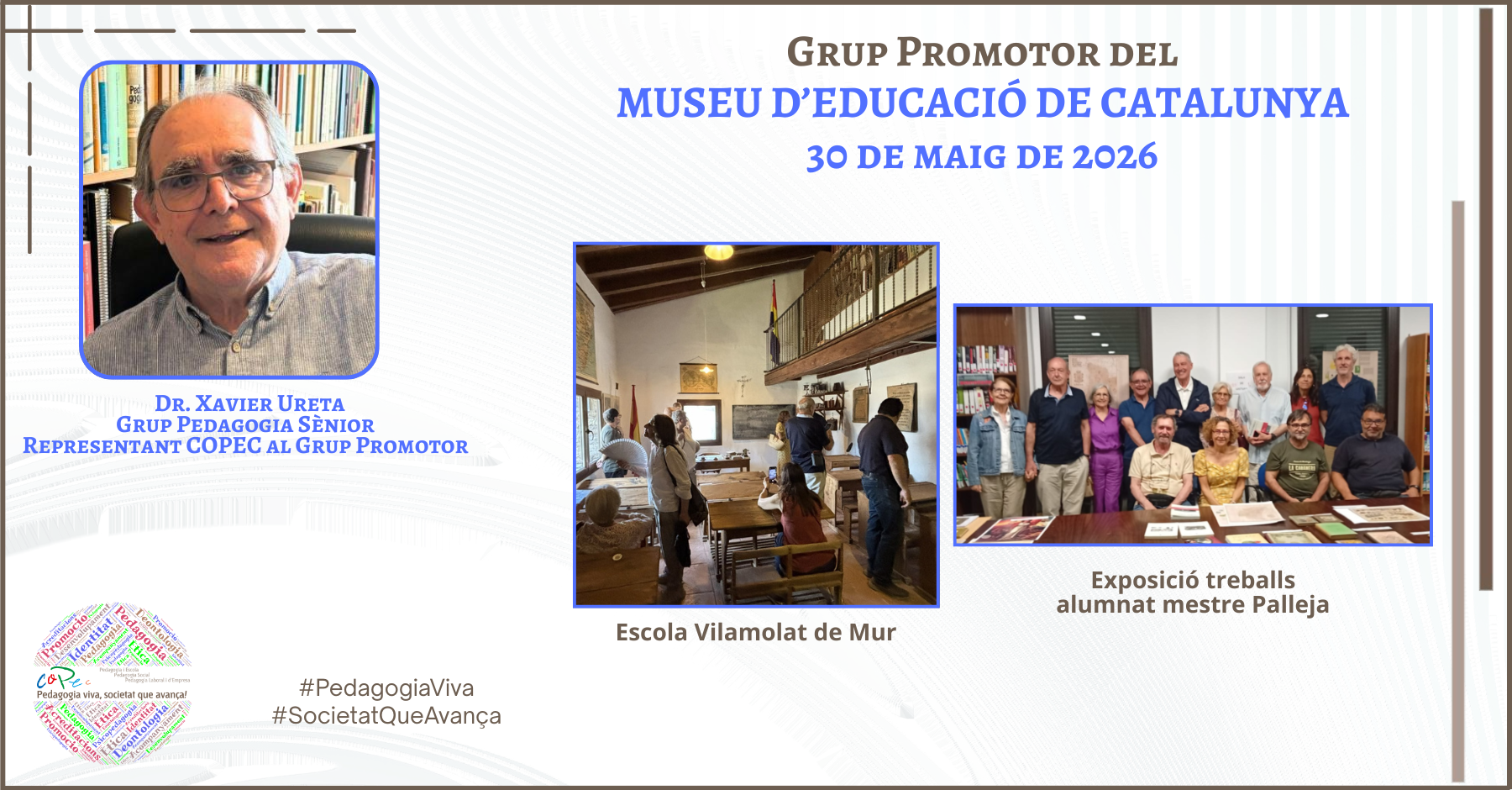 EL GRUP PROMOTOR DEL MUSEU DE L’EDUCACIÓ DE CATALUNYA 