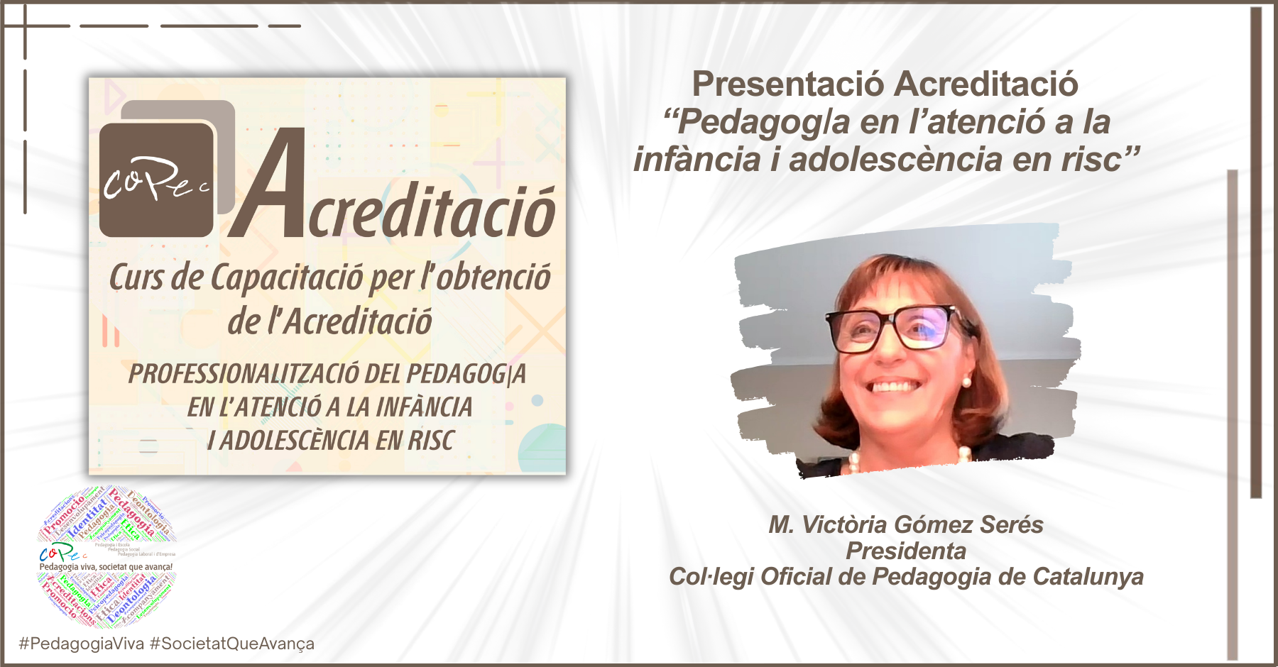 PRESENTACIÓ ACREDITACIÓ “PEDAGG/A EN ’ATENCIÓ A LA INFANCIA I ADOLESCÈNCIA EN RISC"